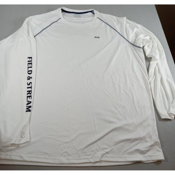 Field & Stream T-Shirt Mens 2XL Long Sleeve Fishing Moisture‎ Wicking Lghtwght - Picture 1 of 6